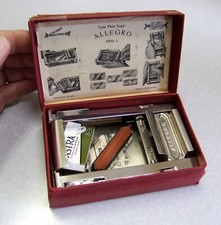 Allegro Standard #2508286 Model L Swiss Razor Blade Strop Sharpener in Box picture