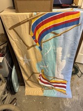 vintage beach towel made by tripix 100% Cotton Made In China picture