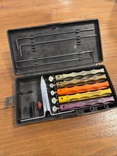 Lansky Deluxe Knife Sharpening System with Stones, Guide Rods, Oil & Box picture