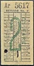1910s London Omnibus Ticket Bragg’s Charcoal Ad Vintage British Ephemera picture