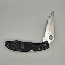 Spyderco Endure ClipIt Serrated G-2 stainless pocketknife Seki City Japan 1990s picture