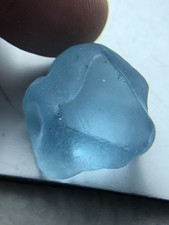Natural Sky Blue Topaz Rough 28.80 Ct Africa Facet Grade Radiated Stone picture