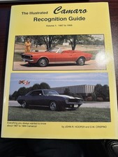 Vintage 1992 Illustrated Camaro Recognition Guide Vol 1 1967–1969 Book Chevrolet picture