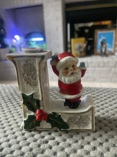 Vintage Ucago Santa Candle Holders Replacement “L” Japan picture
