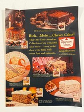 Vintage 1962 Duncan Hines Moist Chewy Cake Mix Advertisement Print Ad picture