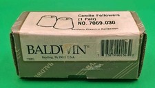 Vintage Baldwin Brass Candle Follower 7069 .030 Set of 2 Open Box New picture