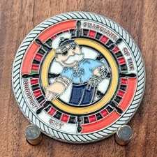Atlantic City Coast Guard Monopoly Nautical Collectible Challenge Coin(B) 1#40 picture