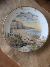 1979 Franklin Porcelain February On The Coast Collector Plate 9