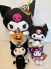 Sanrio Kuromi Halloween Plushie Bundle Musical Sidestepper Mascot All NEW picture