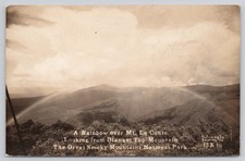 Rocky Mountain National Park, Colorado Distant mountain range/towers view RPPC picture