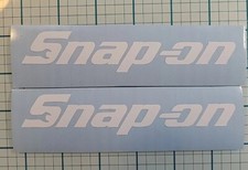 (2) Snap-on Tools Vinyl Decal Car Truck Bumper Window Toolbox Laptop 5.5