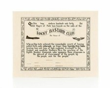 CERTIFICATE- 8th Air Force 25 missions, WW II, B-17 Flying Fortress   EPH-0110 picture