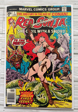 Red Sonja # 1 (1977 Marvel Comics) Fine+ 1st Issue - Roy Thomas Frank Thorne picture
