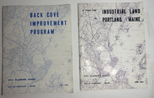 Signed Back Cove Improvement Program & Industrial Land Plan, Portland ME 1953 picture
