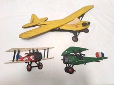 Vintage Aviation Planes SEXTON Homco USA Cast Metal Wall Airplanes Lot 1960's picture