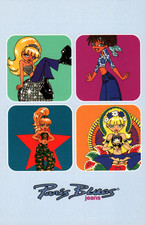 Paris Blues Jeans Advertising Postcard picture