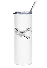 Piper Aztec F Stainless Steel Water Tumbler with straw - 20oz. picture