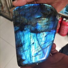 1010g Natural Labradorite Quartz Crystal Freeform Mineral Specimen Healing B406 picture