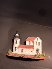 Vintage Mini Lighthouse magnets set of 4 picture