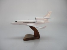 Dassault Falcon 900LX Aircraft Desktop Mahogany Kiln Dried Wood Model Small New picture