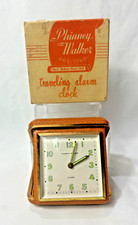 Vtg Phinney Walker Traveling Alarm Clock In Orginal Box Working Made In Germany picture