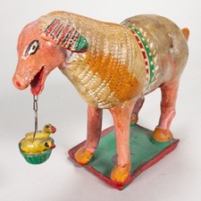 Vintage Julian Acero/Candelario Medrano attr. Mexican Folk Pottery Dog w/ Ducks picture