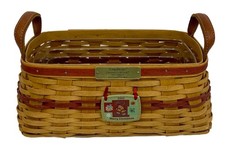Longaberger Traditions Christmas Basket 2002, Protector, Tie-on picture
