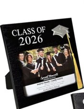 NEW  Class of 2026 Graduation Photo Frame, 6 x 4 in Assorted Designs picture