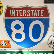 Interstate 80 Highway Shield Road Sign - Interstate Shield Sign 2018 picture