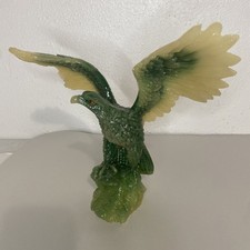 Very Elegant Resin Eagle Main Colors White And Green total height 8’& width 11