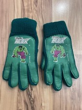 RARE Vintage 1979 Incredible Hulk Winter Gloves Kids Marvel Comics 70’s Green 🔥 picture
