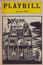 ARSENIC AND OLD LACE PLAY CAST - SHOW BILL SIGNED WITH CO-SIGNERS picture
