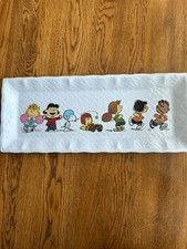 Peanuts Snoopy Charlie Brown & Gang Football Melamine Serving Tray Platter 19