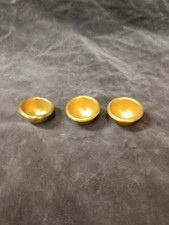 Vintage Cheney Talking Machine Original Brass Needle Cups 3 pieces picture