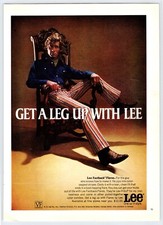 1970 MAN GROOVY LEE FASTBACK FLARES PANTS Vintage 8