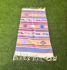 Vintage Hand Woven Wool Southwest Rug picture