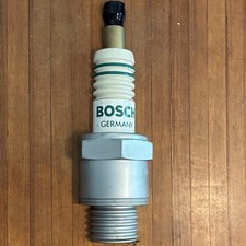 38in Vintage Bosch, Spark Plug 3-D Wall Sign picture