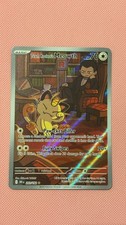 Pokemon TCG Team Rocket's Meowth 203/182 Destined Rivals Full Art English Card picture
