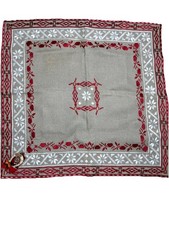 VTG Bulgarian Hand Embroidered Folk Art Gift From Naval Officer Todor Bogdonov picture