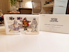 Department 56 Dickens Village Portobello Road Peddlers 1994 Retired Set of 3 w B picture