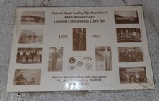 NMLRA 60TH Anniversary National Muzzle Loading Riffle Association Postcard SET picture