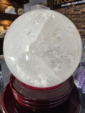 6LB 130mm TOP Quality Natural Clear Quartz Sphere Crystal Reiki Healing picture
