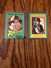 Raiders of the Lost Ark : INDIANA JONES #1 and 2  rookie cards picture