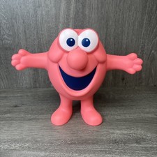 Vintage Mr Bubble 8” Vinyl Bath Toy Figure Pink Mascot 90s TV Commercial Icon picture