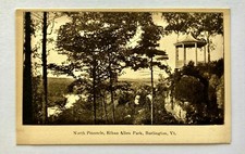 1909 Burlington Vermont Ethan Allen Park North Pinnacle Winooski River Postcard  picture