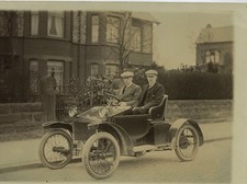 2 Men Lanchester Motor Car Dunolly Gate Street Scene M 17 c1910s Photo picture