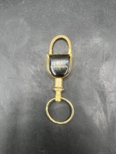 Vintage Lexus of San Antonio Black Gold Metal Dealership Promo Keychain Key Ring picture