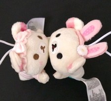 San-X Korilakkuma Pajama Party + Bunny Ears Lot Keychain 3 in. R1 Exclusive New  picture