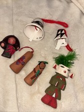 VTG Native/terra-Cotta Hand Are Ornaments 2 Signed picture