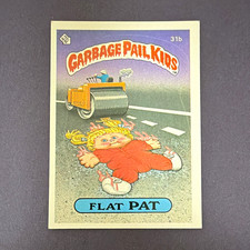 Topps 1985 Garbage Pail Kids Series 1 #31b Flat Pat Sticker Card picture